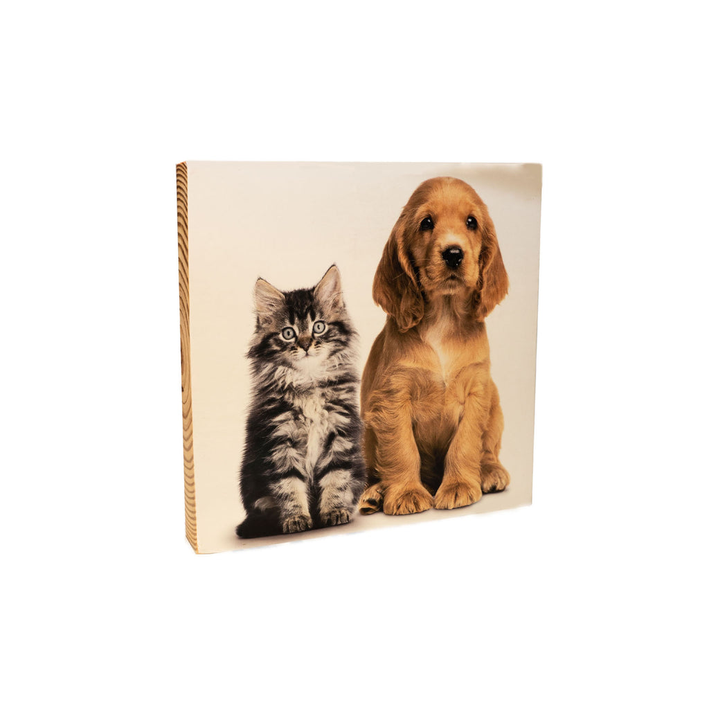 Small Square Wood Block