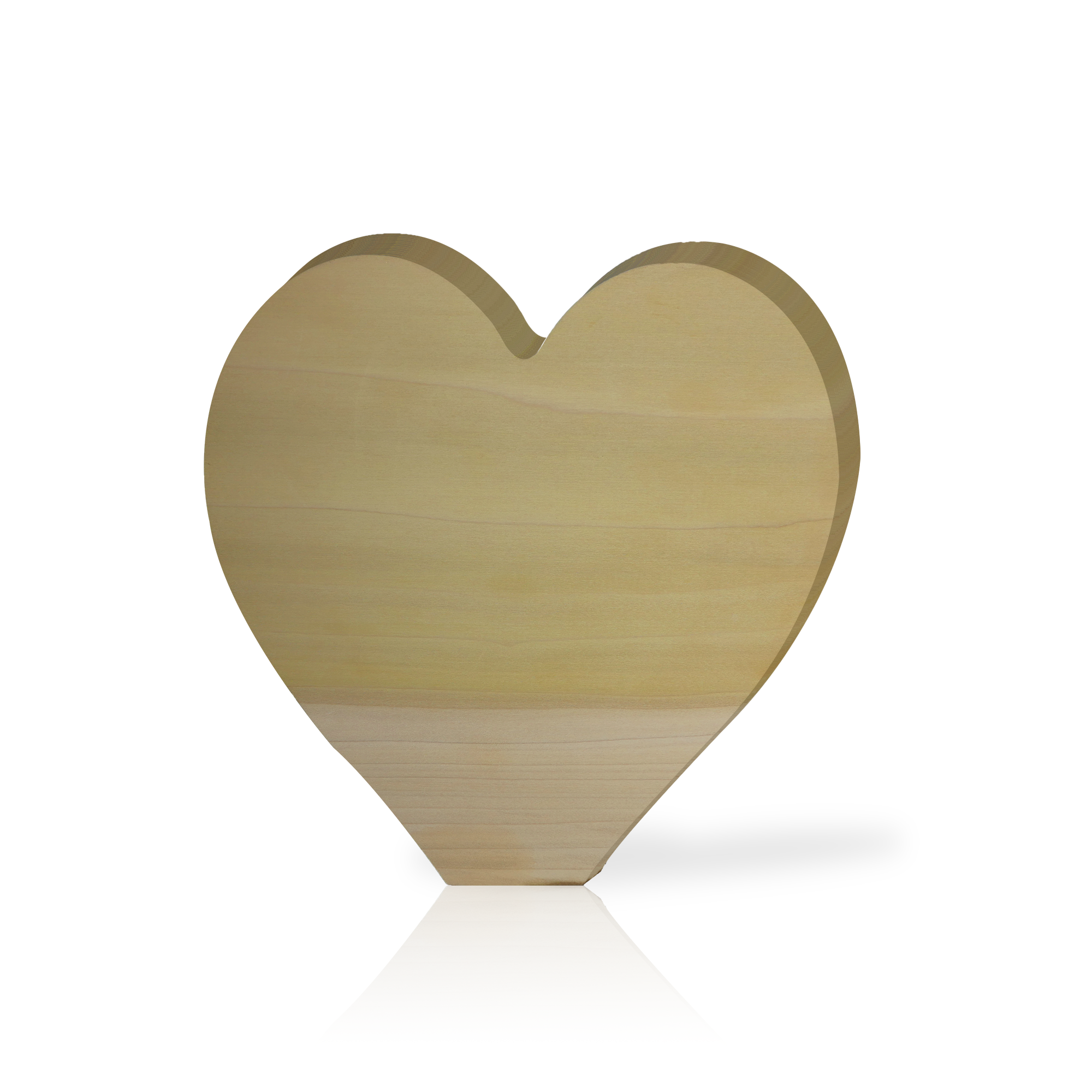 Medium Heart Wood Block